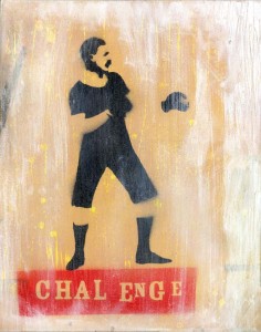 Mr Pilgrim Graffiti Art for Sale - Boxer | boxing art, vintage art, old style, stencil art