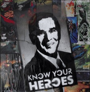 Mr Pilgrim - Know Your Heroes | Original art on canvas, urban art, street art for sale, street artist, buy graffiti art on canvas