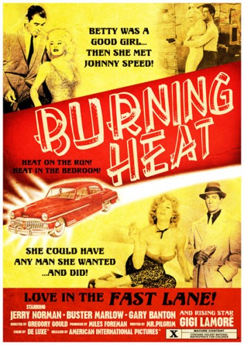 Original Poster Art - Burning Heat SM