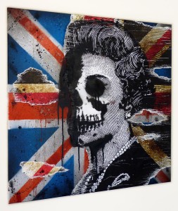 urban art for sale, mr pilgrim, god save the queen.