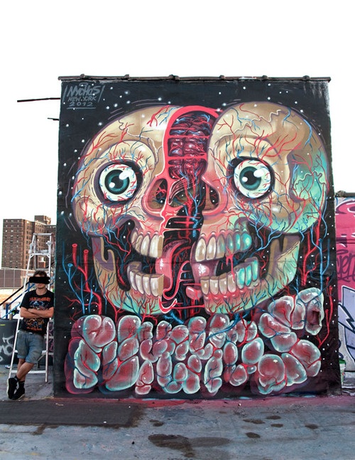 Collection of graffiti art & urban art on Mr Pilgrim online