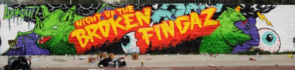 broken fingaz crew, street art, urban art, graffiti art, urban artists, street artists, graffiti artists, wall mural, murals, unique murals.