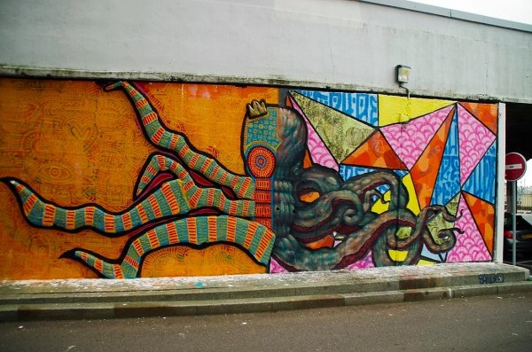 Alexandre Delaunay & Père Dedu, graffiti street art, urban art online, graffiti art, street artists, urban artists, graffiti artists, free walls