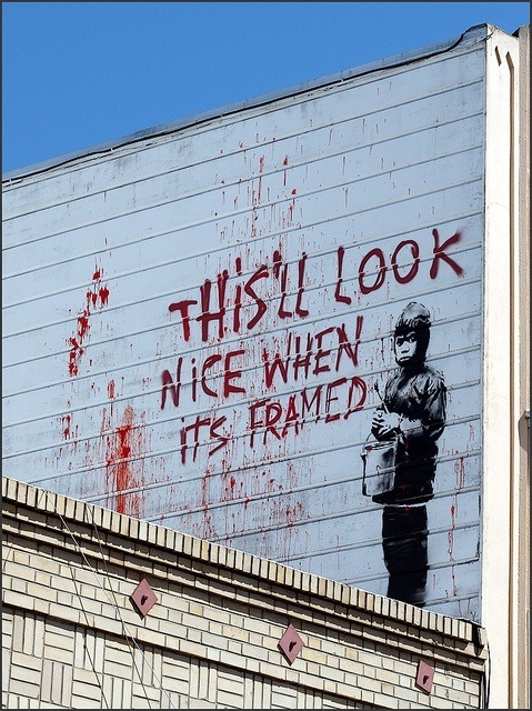Banksy, best of street art, graffiti, urban art, graffiti art, original street art, Mr Pilgrim, art for sale, freewalls.