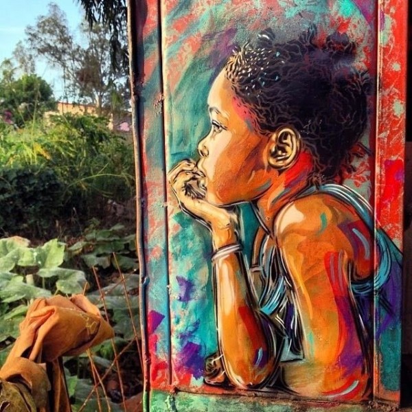 C215, Senegal, street artists, global urban art, street art of the world, free walls, graffiti art.