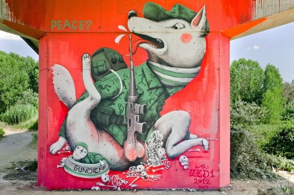 Certaldo, Italy, ZED1, street artists, global urban art, street art of the world, free walls, graffiti art.