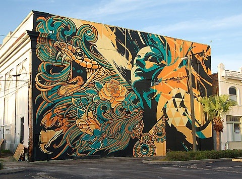 Tes One, Pale Horse, Florida, USA, great street art, urban artists, street artists, amazing urban art, graffiti art, Mr Pilgrim