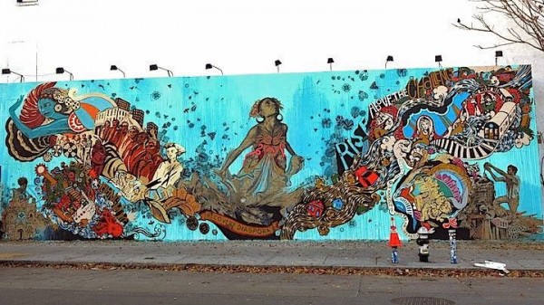 Swoon, Groundwell Youth, unique street art, great street artists, free walls, graffiti art.