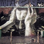 Street art in Belleville, Paris, France by Mesa and Dafne
