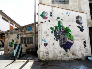 Street art in Pisa, Italy by ETNIK