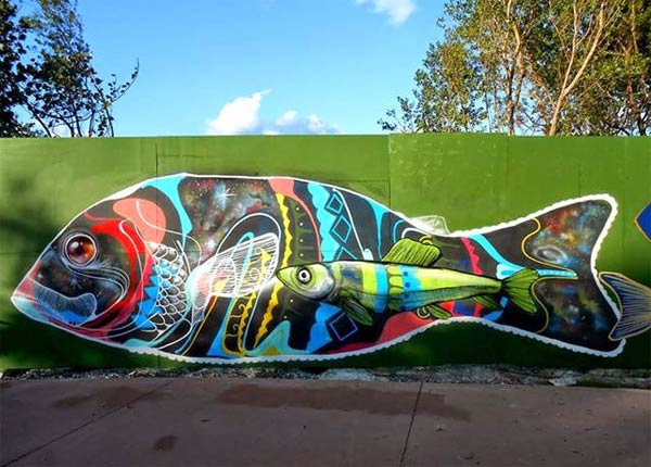 Cancun, Mexico by artist Senkoe | summer street art