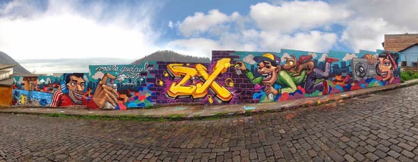 Street art in Quito, Ecuador by Apitatan | summer street art