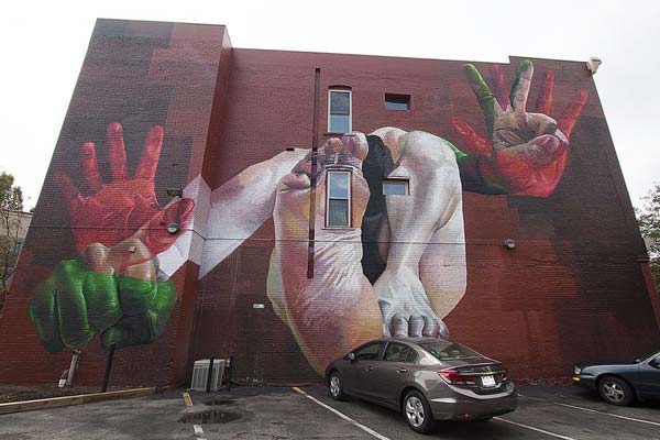 Urban art by Case Maclaim | explore street art of the world
