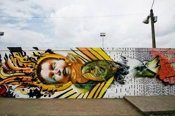 Street Art 2016- Street art in Colombia by Chagu (Photo by SAL)