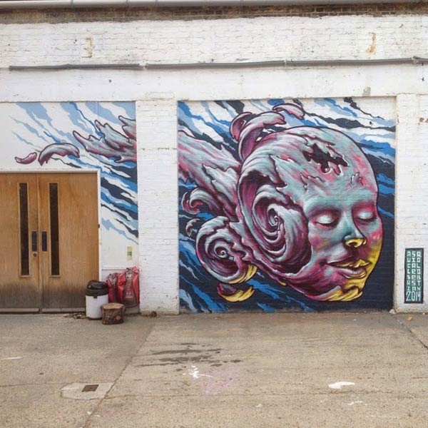 Street Art 2016- Street art in London, UK by artist A Squid Called Sebastian
