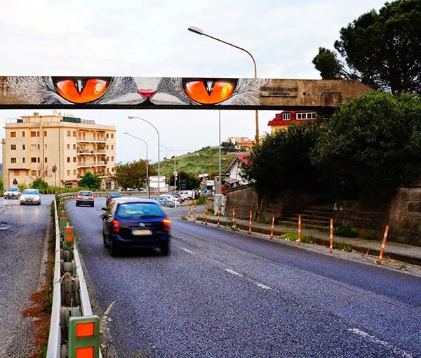 Street art in Catanzaro, Italy by Davi De Melo Santos