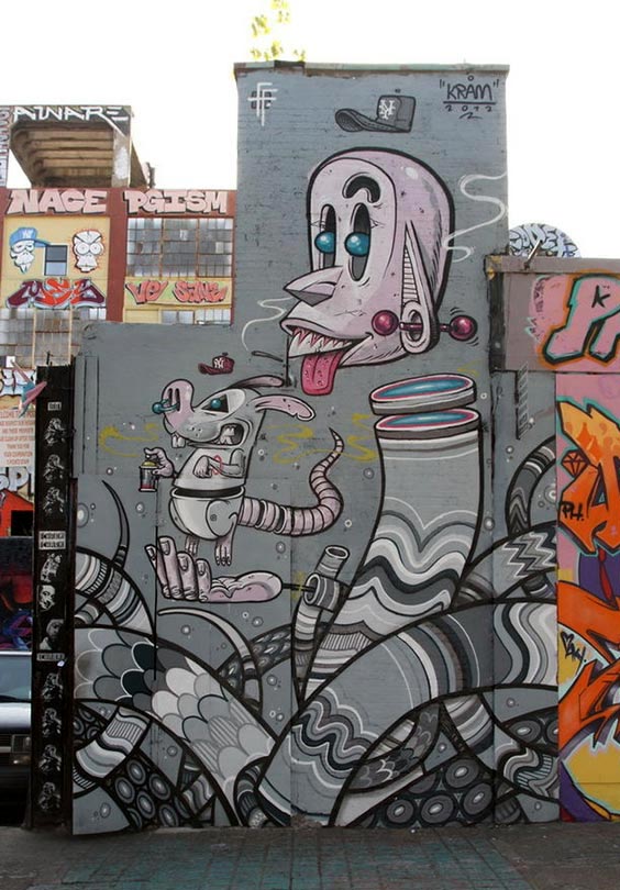 Cool Street Art - Kram in 5 Pointz (2012)