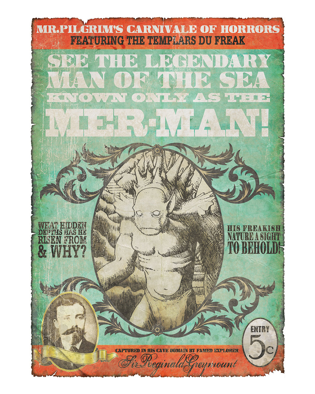 Mer-Man Poster Art!