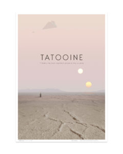 Mr Pilgrim Artist Star Wars Minimalist Poster Tatooine