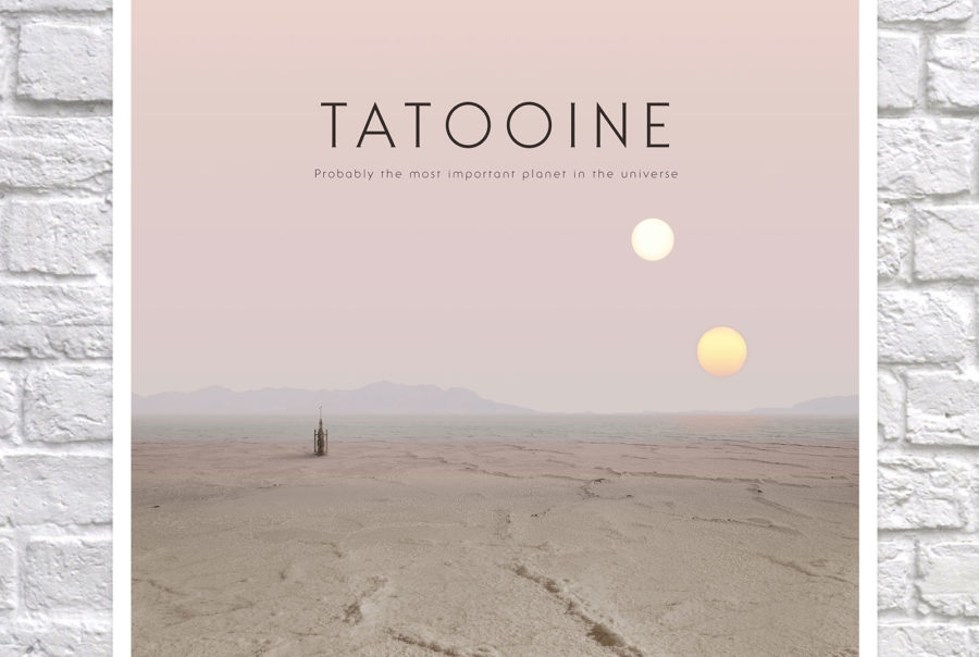 Mr Pilgrim Artist Star Wars Minimalist Poster Tatooine