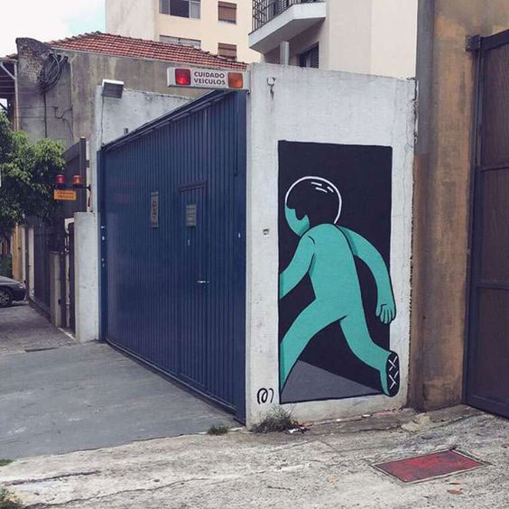 Cool street art by Brazilian artist Muretz