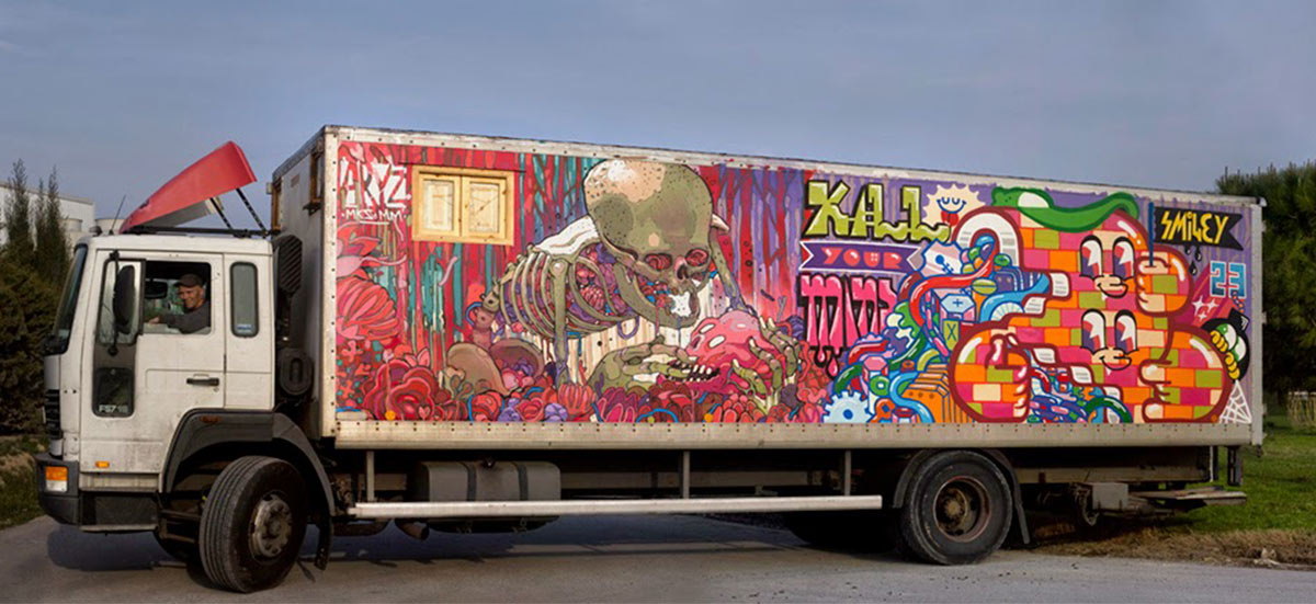 GR170 with Aryz Spanish Street Artists