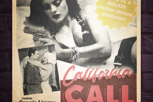 Mr Pilgrim Artist 70s Style Poster "California Call Girl" 01