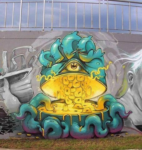 Urban art by Erase in Bulgaria
