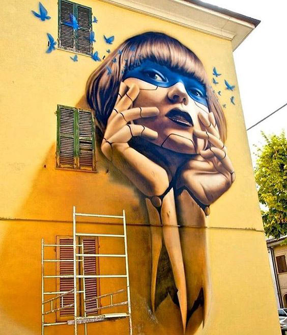 Urban art by Setka in Italy