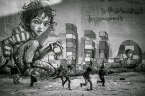 Street art by Herakut in Jordan