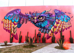 Farid Rueda mural on the streets of Mexico (Photo by Street Art News)
