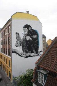Street art in Copenhagen by Don John