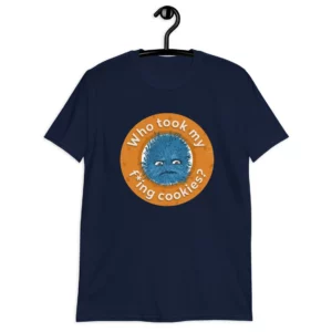 Cookie monster from Sesame Street T-shirts by Mr Pilgrim "Who took my cookies?"