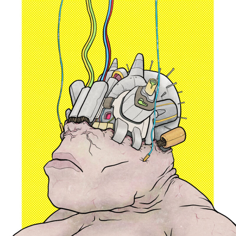 "Cloud Gaming" Mr Pilgrim Original Art