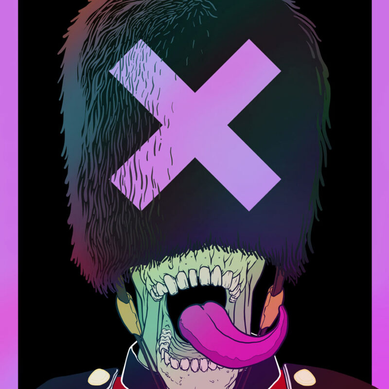 Original art by Mr Pilgrim "Royal Guard"