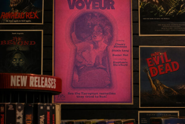 The Voyeur VHS Poster Art by Mr Pilgrim