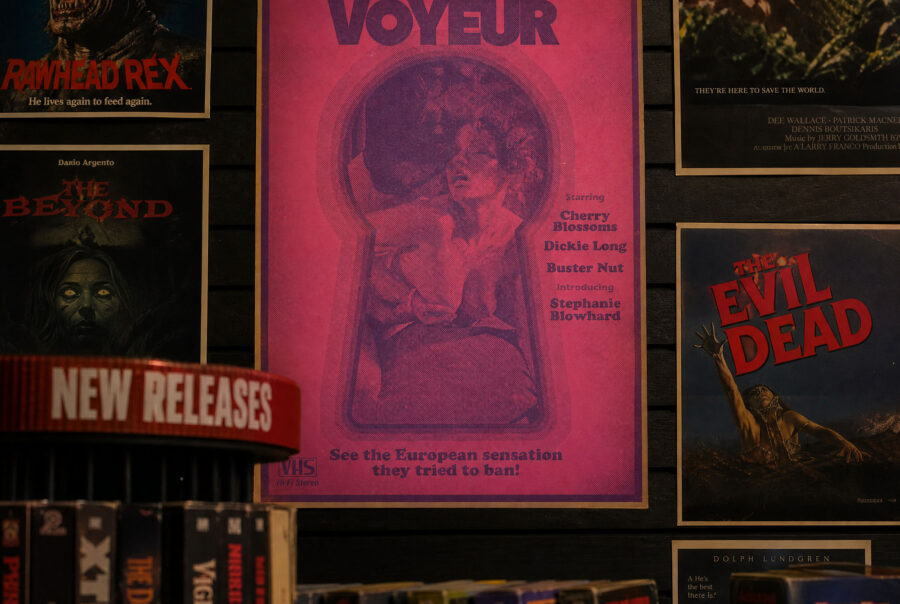 The Voyeur VHS Poster Art by Mr Pilgrim